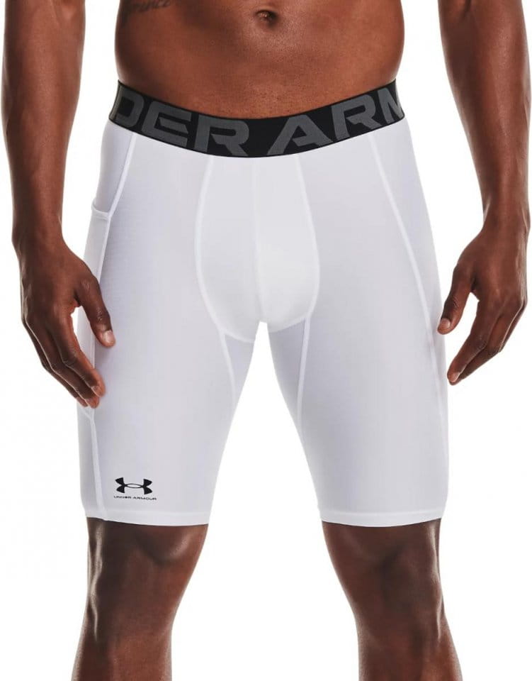 Korte broeken Under UA HG Armour Lng Shorts-WHT