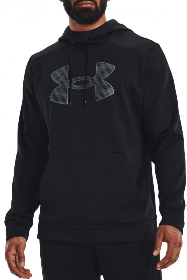 Sweatshirt met capuchon Under UA Armour Fleece Big Logo HD-BLK