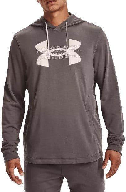 Sweatshirt met capuchon Under Armour UA Rival Terry Logo Hoodie-BRN