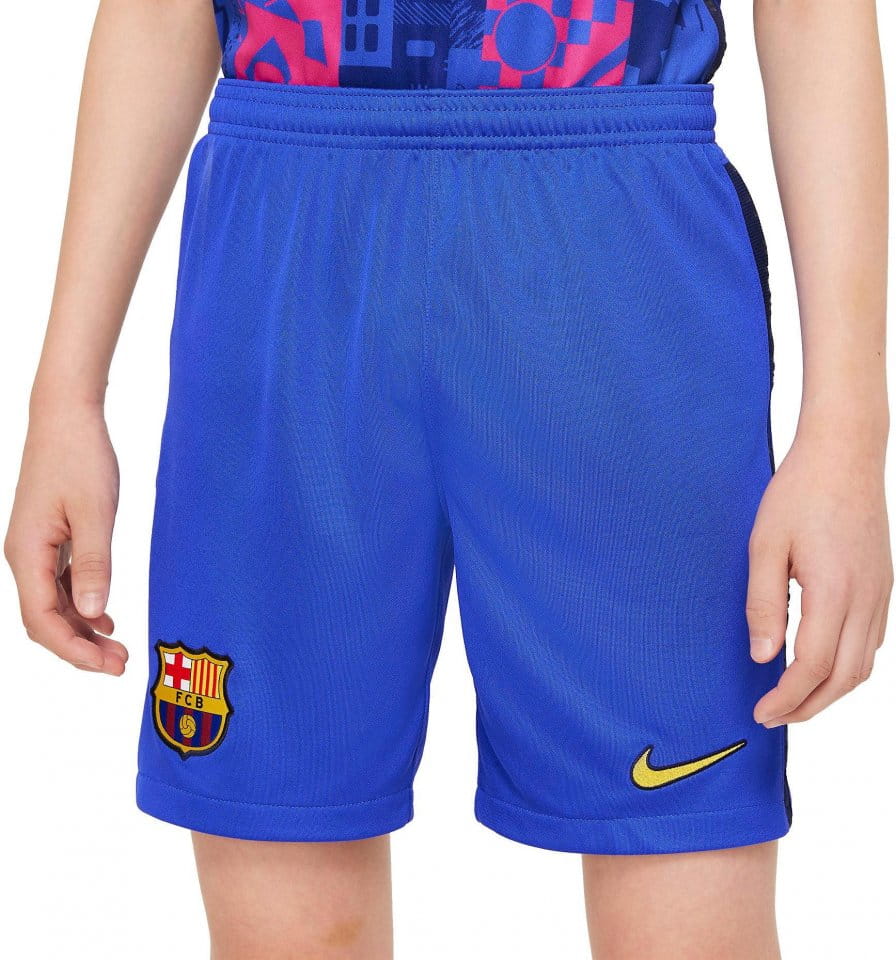 Korte broeken Nike FC Barcelona 2021/22 Stadium Third Big Kids Soccer Shorts