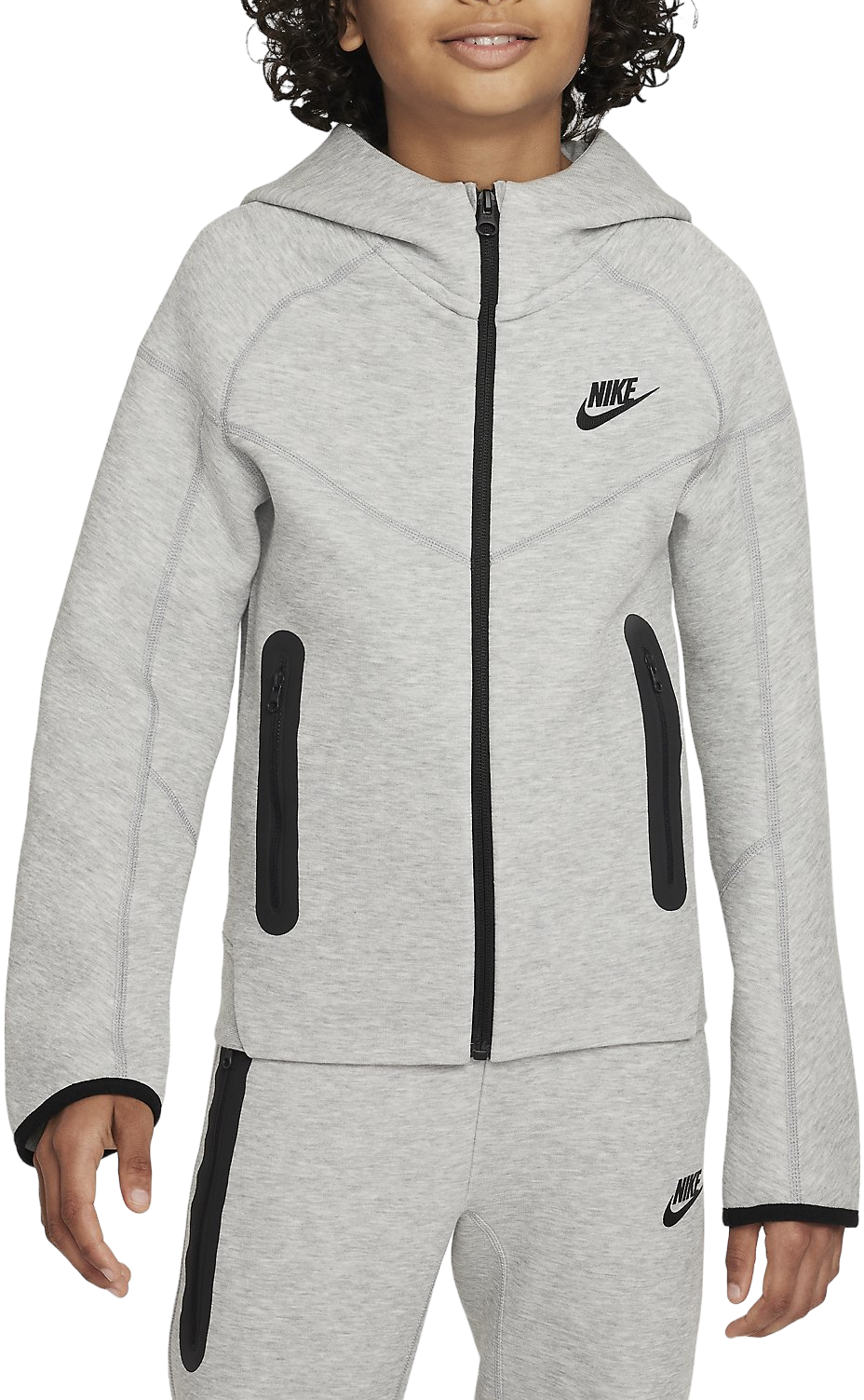 Sweatshirt met capuchon Nike B NSW TECH FLC FZ