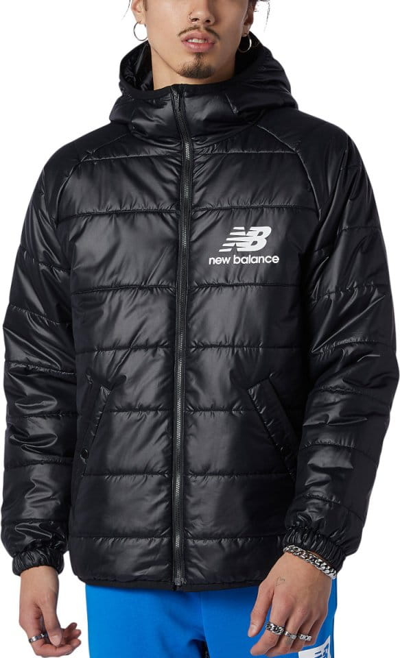 Hoodie New Balance Athletics Winterized Short Synthetic Puffer